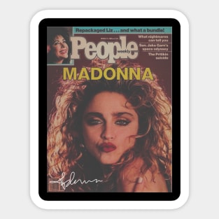 Madonna Vintage Poster Sticker